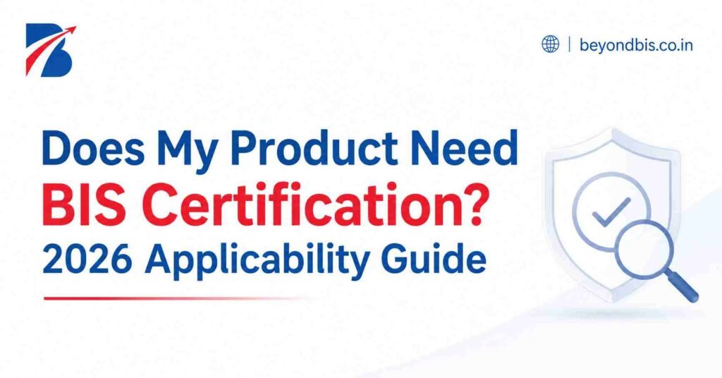 Does My Product Need BIS Certification? 2026 Applicability Guide